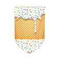 thumbnail image 5 of Wukai White Ice Cream Print Garden Flag 12.5x18 Inch Double Sided Sun-resistant Rain-resistant, Wrinkle-resistant Colorfast(Only Flag), 5 of 7