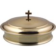 thumbnail image 1 of Mayur Export Plateau de Service pour Communion en Acier Inoxydable avec Couvercle - (Laiton/or Brillant), 1 of 6