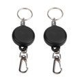 thumbnail image 3 of Retractable Keychain, 60cm Steel Wire Rope Retractable Key Chain Llaveros with Buckle for Key Chain, 3 of 7