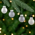 thumbnail image 3 of 28-Piece Silver and Gray Collection Glass Ball Christmas Ornament Set 1" (38.1mm), 3 of 9