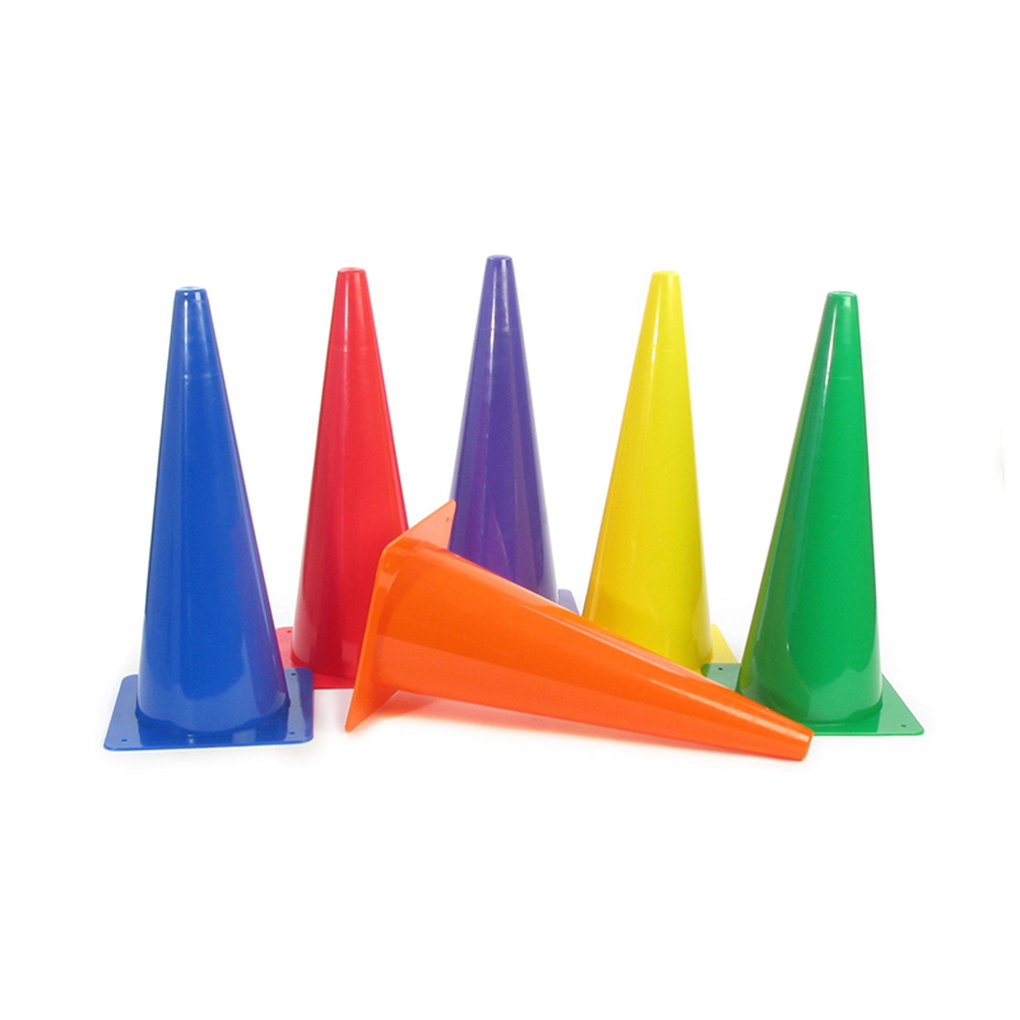 Rigid Plastic Cones, 18", Set of 6