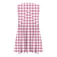 thumbnail image 4 of ZyeKqe Tank Tops for Women Casual Sleeveless Shirts V Neck Pleated Top Plaid Babydoll Tunic Top, 4 of 5