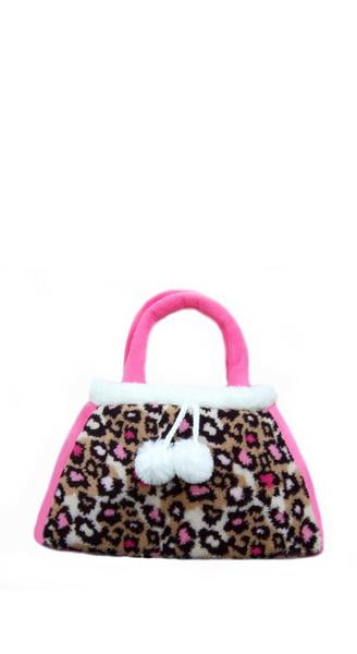 pink leopard print purse