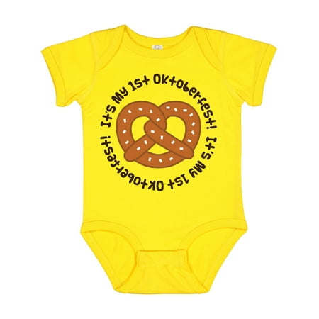 

Inktastic Baby s 1st Oktoberfest Boys or Girls Baby Bodysuit