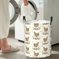 thumbnail image 6 of Uemuo Flower Chicken Pattern Circular Laundry Hamper Basket with handles,Collapsible laundry basket,Large capacity laundry hamper,Laundry Organizer-Small, 6 of 8