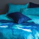 thumbnail image 5 of Starry Sky Print 4-Piece Microfiber Bedding Set with Duvet Cover, Bed Sheet and 2 Pillowcases, Bedding Set for Adult Children's Bedroom (Blue Dolphin, 5 of 5