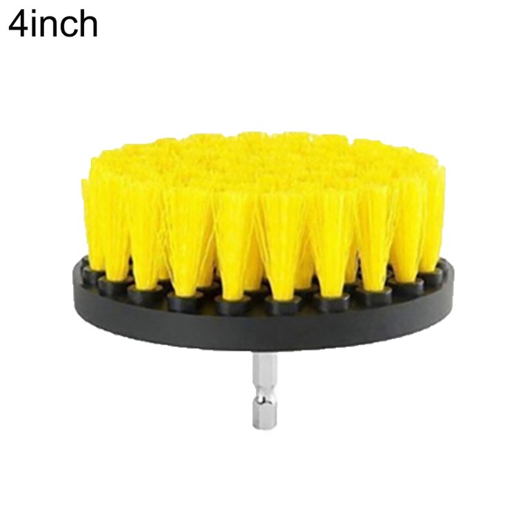 Yirtree 1/3 Pack Drill Brush Power Scrubber Cleaning Brush Extended Long Attachment Set All Purpose Drill Scrub Brushes Kit for Grout, Floor, Tub
