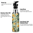 thumbnail image 3 of Yayeee 33oz Insulated Water Bottle Double Wall Stainless Steel with Flip Straw Lid, Orange Tree, 3 of 7