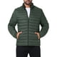 thumbnail image 5 of CHAQUETA PUFFER CON CREMALLERA Y CUELLO ALTO PARA HOMBRE INSPIRADA EN CHIC, COLOR SÓLIDO, TAMAÑO 2XL, VERDE OSCURO, 5 of 6