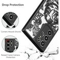 thumbnail image 5 of Magnetic Case for Samsung Galaxy S23 Ultra Floral Rose Cute Phone Case [Compatible with Magsafe] for Women Girls Aesthetic Pattern Slim TPU Shockproof Bumper Case, Black, 5 of 15
