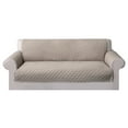 thumbnail image 3 of Sofa Slipcover Reversible Sofa Cover Couch Cover Furniture Protector with Elastic Straps for Pets Kids Children Dog Cat（Beige）, 3 of 7