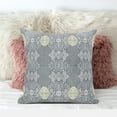 thumbnail image 3 of Carnival Geo Throw Pillow with Removable Cover in Gray White 20x20, 3 of 5