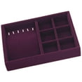 thumbnail image 3 of segolike Stackable Jewelry Display Tray Drawer Insert Organizer for Earrings Necklace Necklace Earrings Tray, 3 of 5