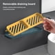 thumbnail image 2 of Estante de almacenamiento de pared para baño, organizador autoadhesivo, sin perforaciones, escurridor doméstico extraíble con colgador Almacenamiento y organización del hogar Azul amarillo Toystoory HA063243-01B, 2 of 6