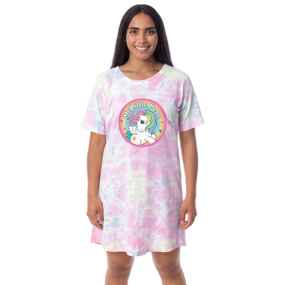 Classic My Little Pony Womens' Vintage Nightgown Sleep Pajama Shirt