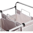 thumbnail image 3 of 3-Bag Laundry Hamper Sorter Basket, 3 of 5