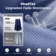 thumbnail image 5 of Alpha Joy 15ft Double-Sided Large Patio Umbrella with Base Included, Crank Handle, Navy Blue, 5 of 7