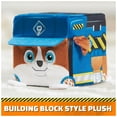 thumbnail image 2 of Rubble & Crew Stuffed Animals, Wheeler, 4-Inch Cube-Shaped Plush Toy for Kids Ages 3 and Up, 2 of 5
