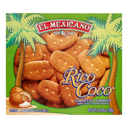 El Mexicano, Rico Coco Galletas Cookies , 25.39 oz Tray