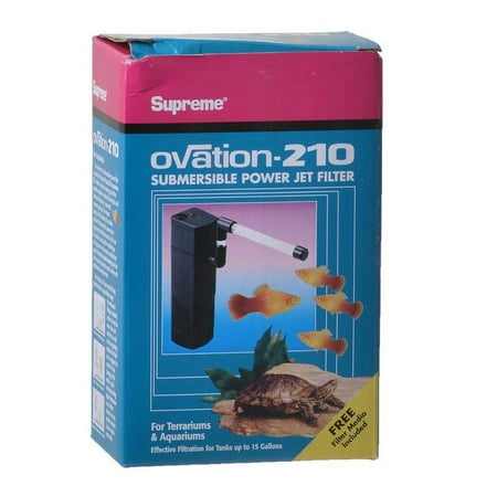 UPC: 0025033010253 | Supreme Ovation Submersible Power Jet Filter for Terrariums and Aquariums