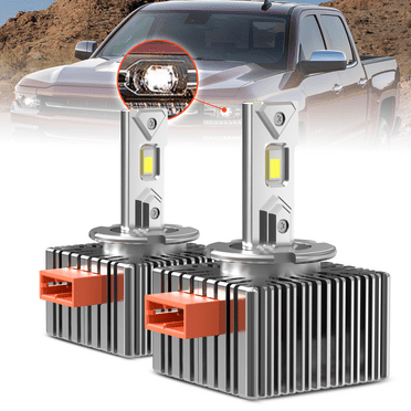 D5S LED Headlight Bulbs High-Low for Chevrolet Silverado 2500 HD 3500 HD 2019 2020