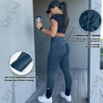 thumbnail image 5 of Seamless Leggings for Women Butt Lifting High Waist Yoga Pants Scrunch Booty Leggings Workout Tights, 5 of 14