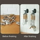 thumbnail image 5 of Gancho de pared Gancho de pared Impermeable Fácil acceso Giratorio de 360 ​​grados Montado en la pared 8 garras Almacenamiento ABS Sin perforación Gancho para utensilios, 5 of 5