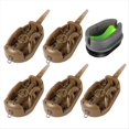 thumbnail image 1 of Comederos para Pesca de Carpas, Comederos de Pesca con Molde de Liberación Rápida, Accesorios para Pesca de Carpas (20 G, 30 G, 40 G, 50 G, 60 G y Molde), 1 of 7