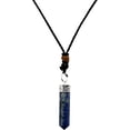 thumbnail image 2 of Lapis Lazuli Crystal Point Pendant Necklace, 2 of 5