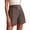 Coffee #1, variant on WULMLEO Womens Shorts Dressy High Waisted Wide Leg Bottoms Pleated Business Casual Work Trouser Shorts Without Belts White 2XL