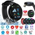 thumbnail image 2 of Y68/d18 mujeres reloj inteligente en tiempo Real pronóstico del tiempo rastreador de actividad Monitor de frecuencia cardíaca deportes señoras reloj inteligente hombres para Android IOS, 2 of 4