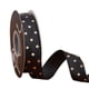 thumbnail image 1 of Zhuge Cintas para embalaje de cajas de regalo, cintas de poliéster con estampado en caliente estilo estrella, accesorios de moño, bolsa de embalaje para caja de regalo con flores (negra), 1 of 5