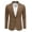 Brown, variant on Men's Lightweight Two Button Knit Blazer - Casual Sport Coats Suit Jacket