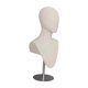 thumbnail image 2 of Busto de cabeza de maniquí multifuncional, estable, para exhibición de pelucas, sombreros, bufandas, diademas y accesorios para cabello., 2 of 8