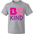 thumbnail image 3 of Inktastic Be Kind Logo in Pink and Purple Youth T-Shirt, 3 of 5