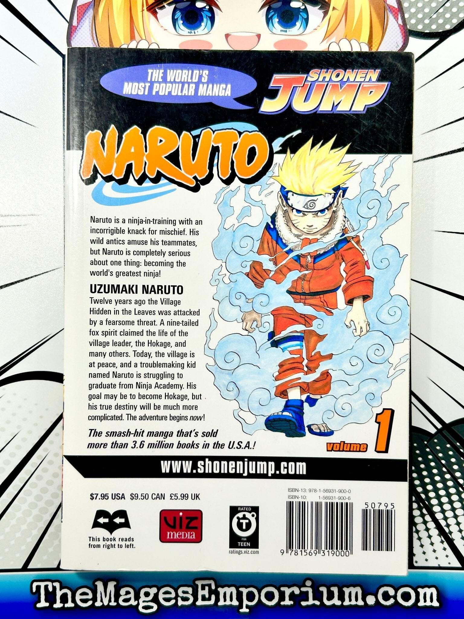 BGS 漫画鑑定 NARUTO 初版 Vol.1 1st obi Beckett Naruto: Naruto, Vol. 1 (Series #1) (Paperback) - Walmart.com