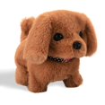 thumbnail image 1 of ZHAOCHENG Peluche eléctrico cachorro camina ladrando cabeceo menea la cola simulación perro eléctrico interruptor inferior mascota eléctrica juguetes para niños regalo de cumpleaños C, 1 of 5