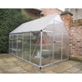 thumbnail image 6 of Palram - Canopia Mythos 6' x 10' Polycarbonate/Aluminum Walk-In Greenhouse – Silver - with Roof Vent, 6 of 10
