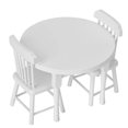 thumbnail image 2 of Doll House Accessories 3PCS Table Chair Simulation Furniture 1:12 Photograph, 2 of 3