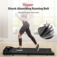 thumbnail image 5 of Hiii Under Desk Treadmill, Walking Pad, Portable Treadmill with Remote Control LED Display, Quiet Walking Jogging Machine for Office Home Use, 5 of 7