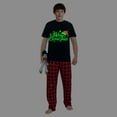 thumbnail image 4 of Ihaphap Noctilucent Light Merry Christmas Matching Holiday Pajama Set For Adult(M,Men), 4 of 5