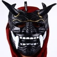 thumbnail image 5 of Máscara tradicional japonesa de ONI Devil para Halloween, disfraz de demonio, máscara de látex para cosplay, accesorios para disfraz, 5 of 5