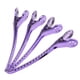 thumbnail image 4 of 12pcs Salón Peluquería Corte de Pelo Pinzas de Agarre de Púrpura Zulema Clip de corte de cabello de salón, 4 of 7