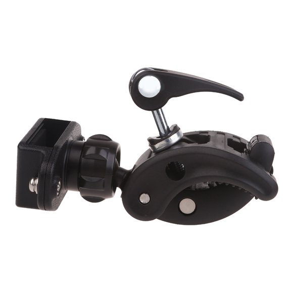ROCKROK Clamp Walkie Talkie Bracket Motorcycle Mount Adjustable Handheld Radio Holder