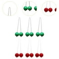 thumbnail image 6 of Vsenkes 6 Pieces Ladder Balls Backyard Game Indoor or Outdoor Activities Replacement Red and Green, 6 of 9