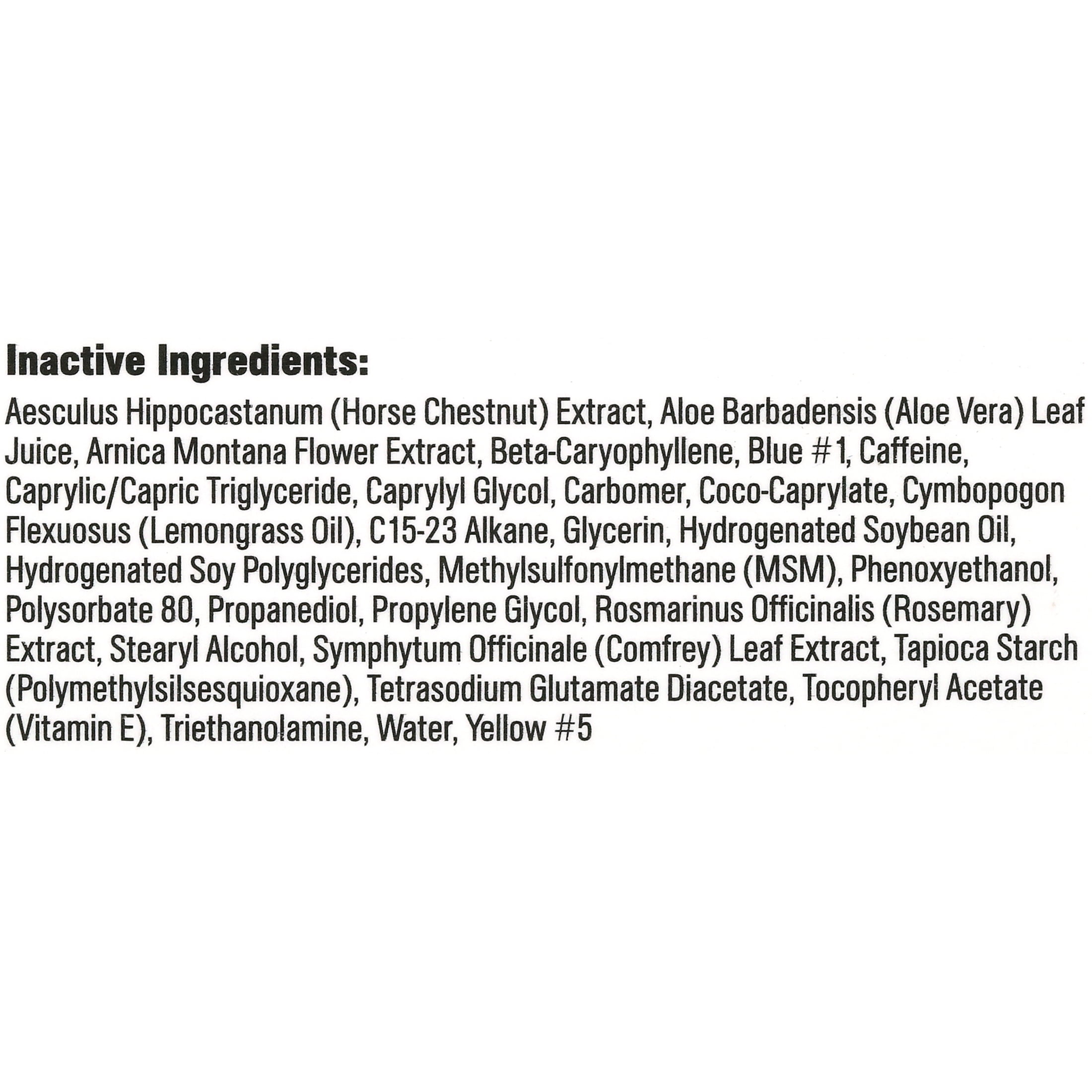 Level Select OTC Sports Therapy Cream; Topical Pain Relief 3.4oz