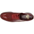 thumbnail image 5 of Stacy Adams Madison Anaconda Print Leather Shoes Red 00055-600, 5 of 7