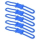 thumbnail image 3 of DUUTI 5 Piezas Banda de Silicona para Bicicleta Linterna para Ciclismo Soporte para Montaje en Manillar Correas de Bicicleta multiusos para Montar Azul, 3 of 14