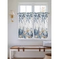 thumbnail image 2 of Blue Eucalyptus Coastal Living Room Curtains 2 Panel, Beach Starfish Shell Nautical Cafe Window Treatment, Farmhouse Bedroom Bathroom Kitchen Curtains Drapes 104"x54", 2 of 6