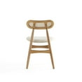 thumbnail image 7 of Manhattan Comfort Colbert 18.11" Wood Dining Chair in Natural/Oatmeal (Set of 2), 7 of 7